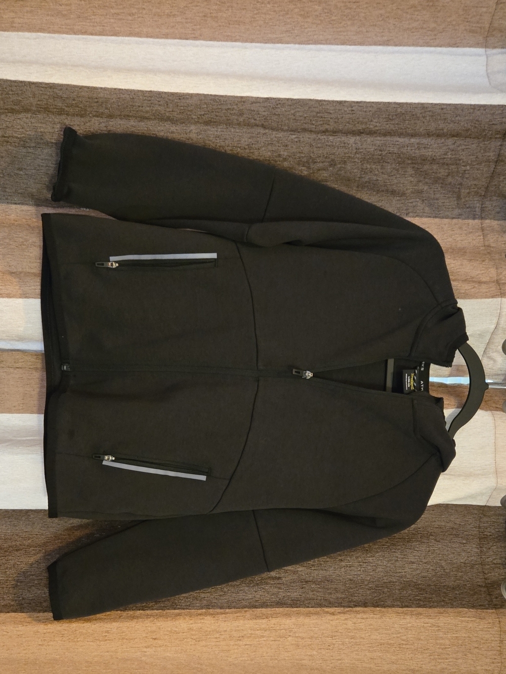 Athletic Works Black Utility Full-Zip Jacket